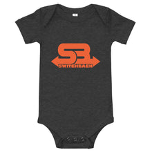 Load image into Gallery viewer, Switchback Logo baby short sleeve onesie
